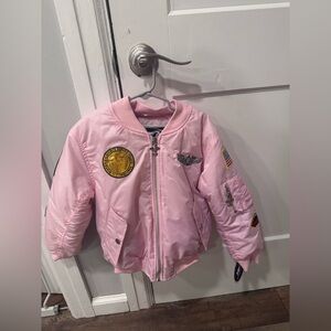 Up and away Girls Air Force Bomber Jacket